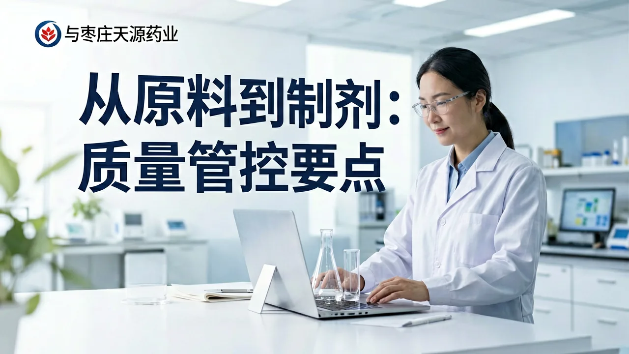 从原料到制剂:药品生产链条中的质量管控要点